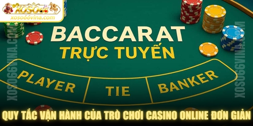 Quy tắc vận hành của trò chơi casino online cực kỳ đơn giản