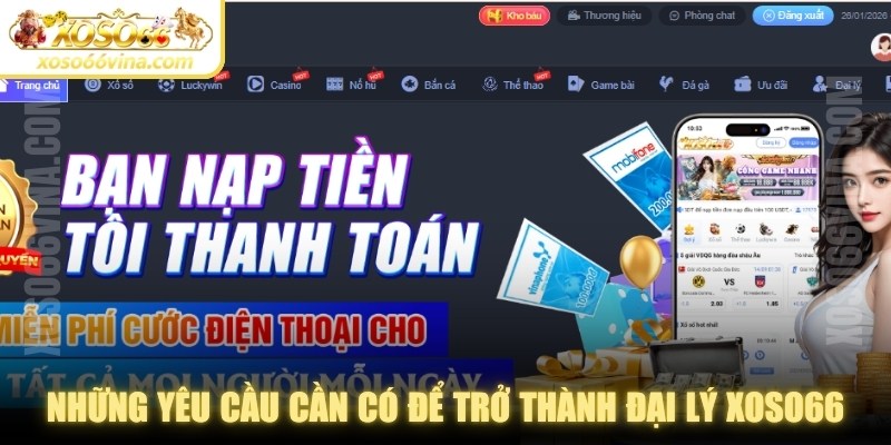 Những yêu cầu cần có để trở thành đại lý XOSO66