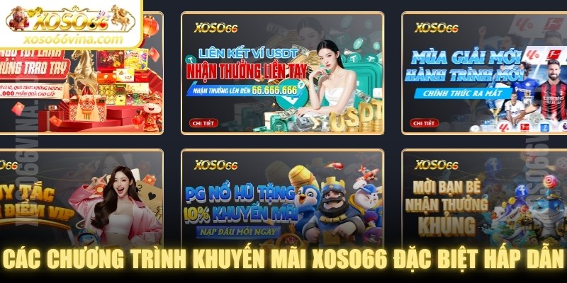 Các chương trình khuyến mãi XOSO66 đặc biệt hấp dẫn