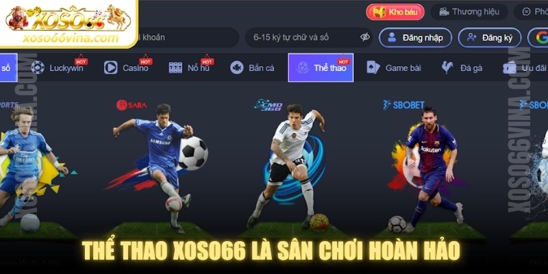 Thể thao XOSO66 là sân chơi hoàn hảo dành cho người hâm mộ